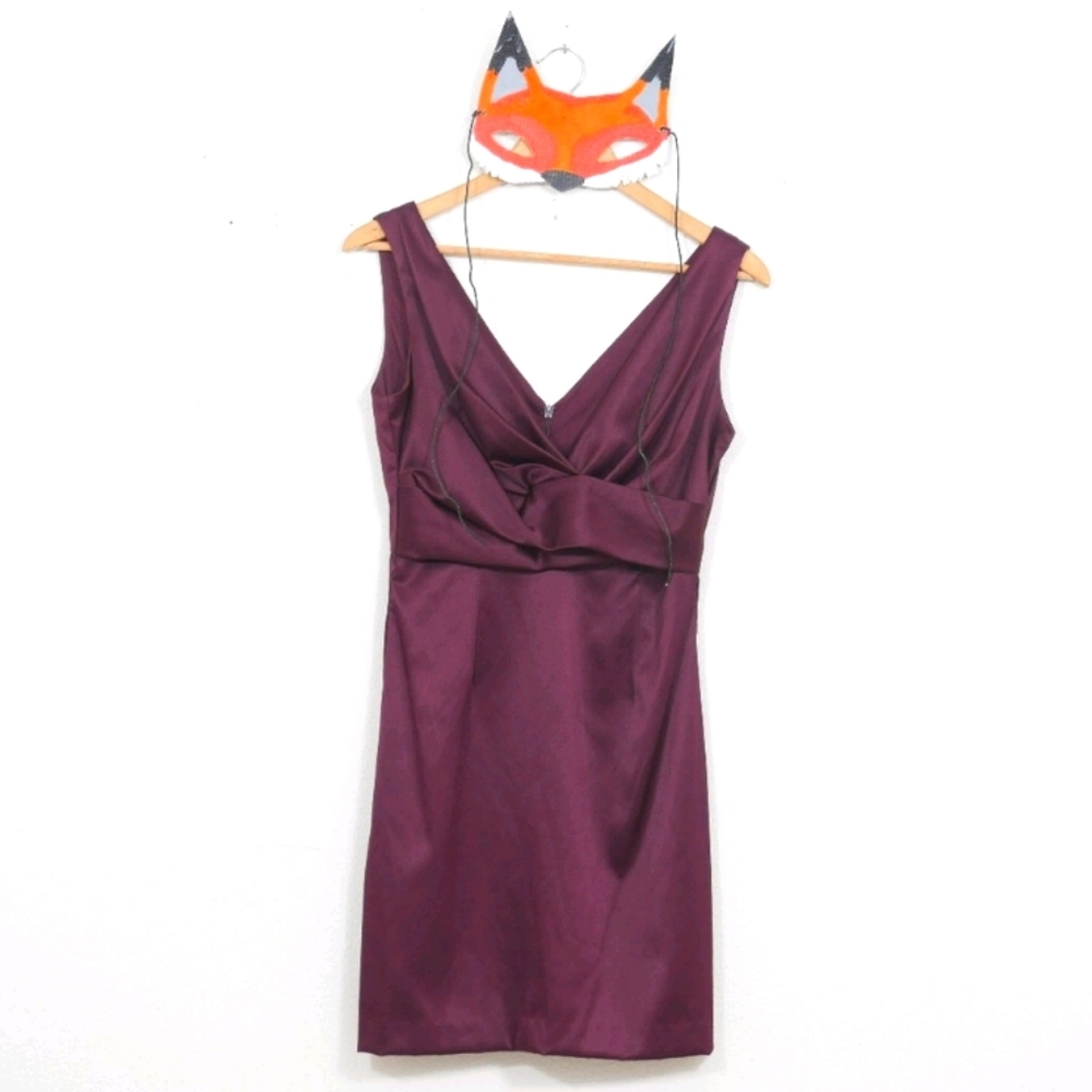 Michele Michelle purple cocktail dress